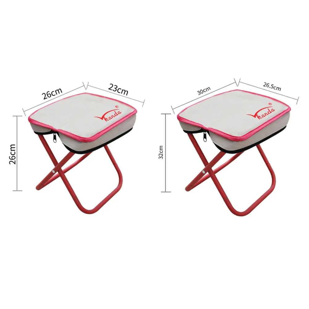 BowLift | Space-Saving Lightweight Stainless Steel Foldable  Stool