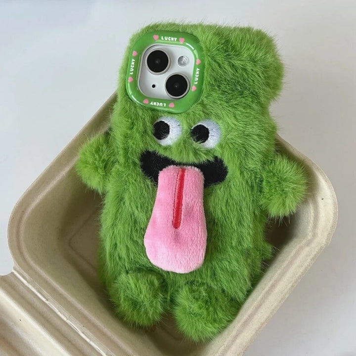 BowLift | Playful Pair Plush Monster iPhone Case