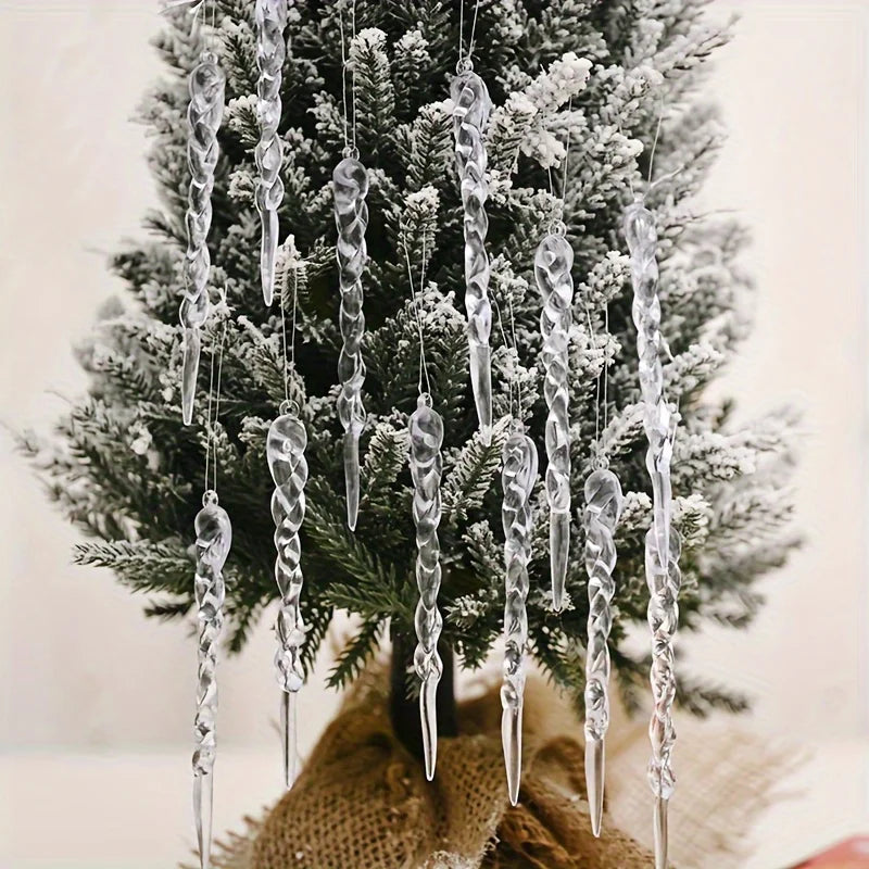 BowLift | WinterGlans | Premium Crystal Clear Christmas Decorations Set