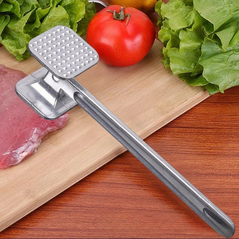 BowLift | Dual-Sided Aluminum Meat Tenderizer Hammer
