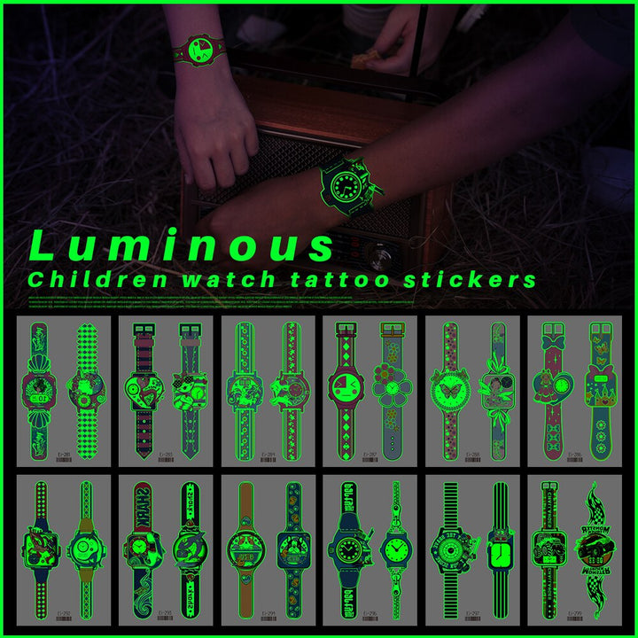 BowLift | Luminous Temporary Tattoo Watch Sticker
