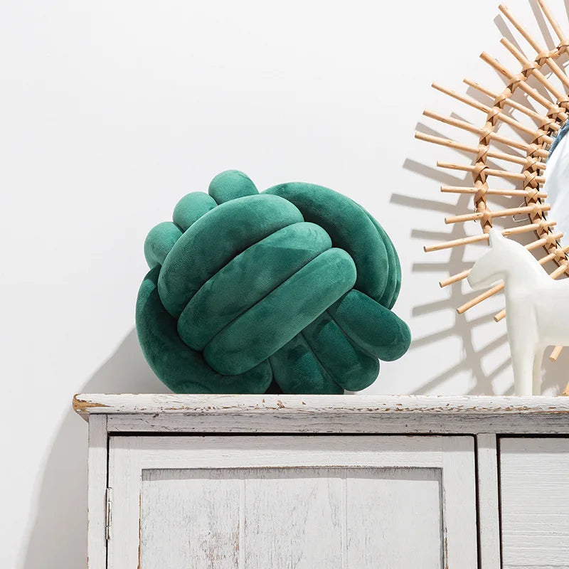 Plush Knot Cushion (Velvet) | Bowlift