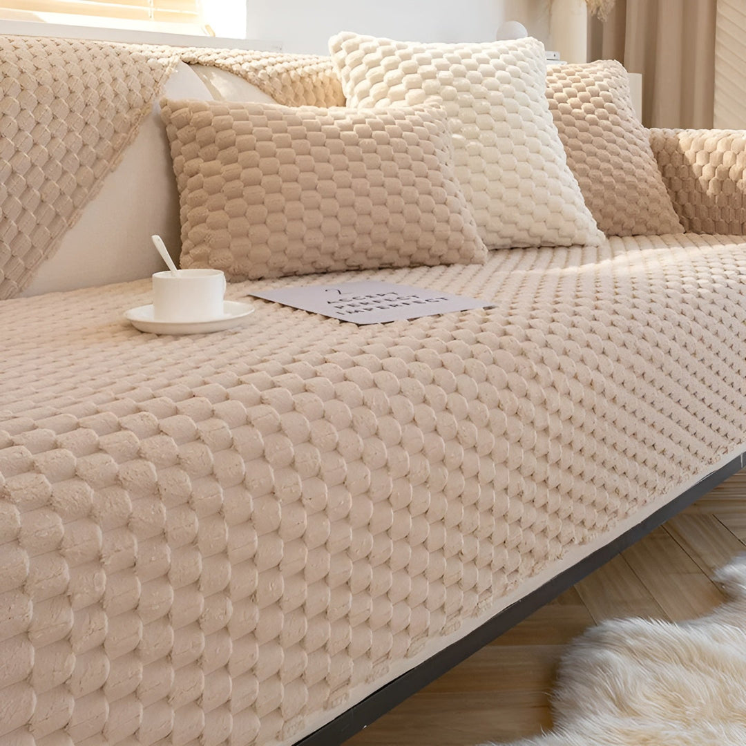 Luxury Velvet Sofa Cover - VeluLuxe | Bowlift