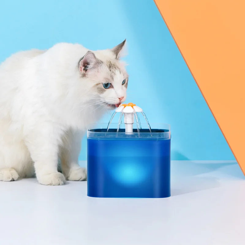 BowLift | AquaMiau Cat Drinking Fountain 2L | 4-fold Filter System | LED & App Control | Ultra Silent