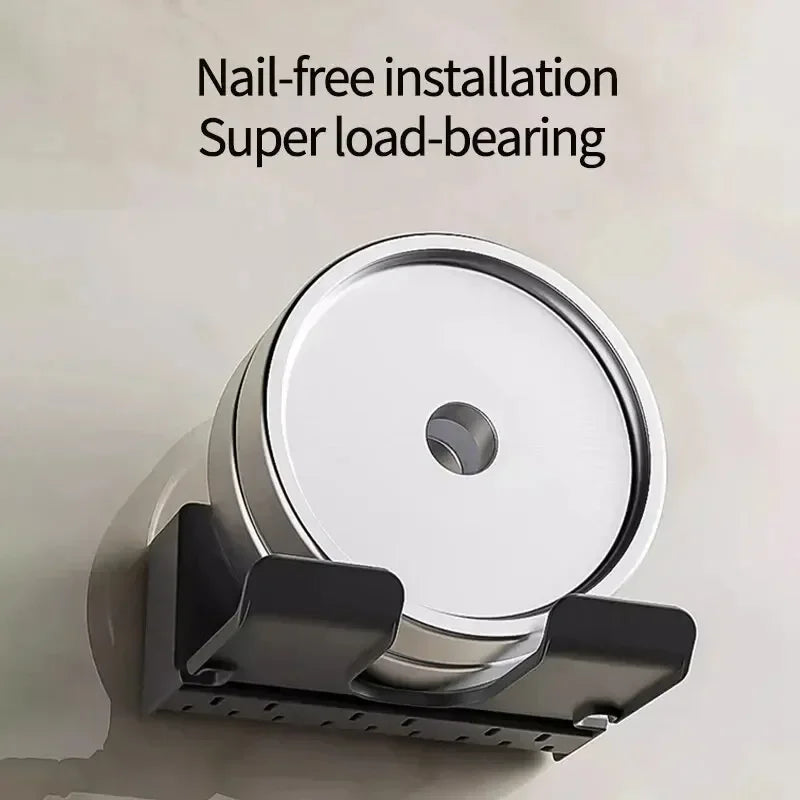Multifunctional Hair Dryer Holder – Wall Mount | No Drilling | ABS Plastic Bowlift