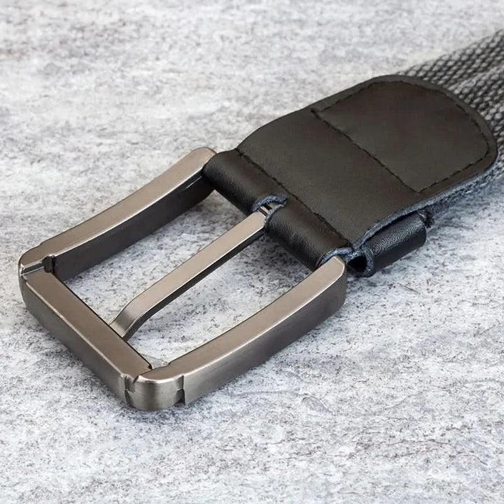 BowLift | Men’s Canvas Belt – Adjustable Casual Striped Waistband