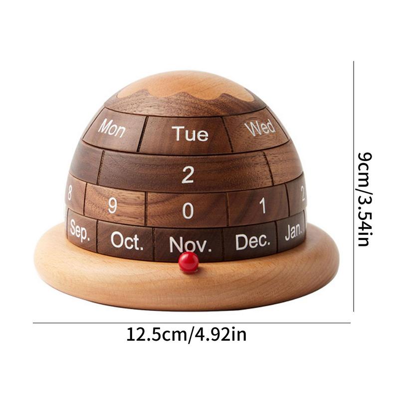 BowLift | Unique Planet Wooden Table Calendar