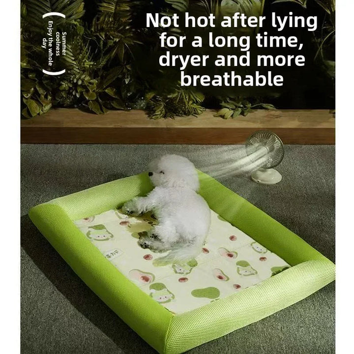 BowLift | Kühlmatte Pawlino ChillPad | Summer Mat for Dogs & Cats | Breathable & Fluffy | For Small to Large Pets