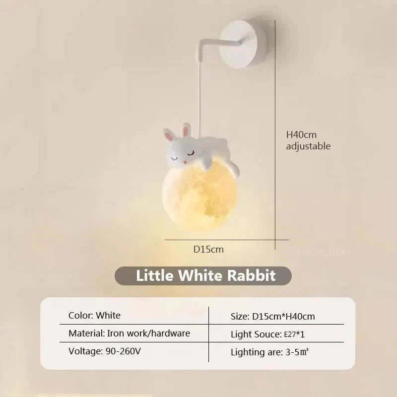 MoonGlow Light - Stylish LED Wall Lamp for Rooms Bowlift