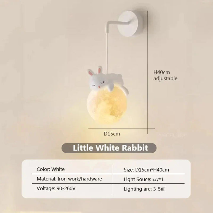 MoonGlow Light - Stylish LED Wall Lamp for Rooms Bowlift