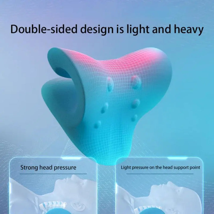 BowLift | Neck & Shoulder Stretcher SpineLuma | Ergonomic Traction Pillow | Pain Relief & Posture Correction | PU Foam