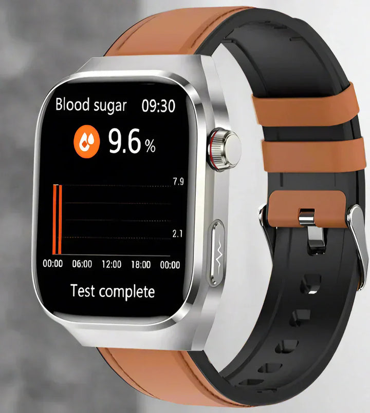 BowLift | Advanced Health Smartwatch with ECG, Blood Glucose Monitoring, 2.04-Inch AMOLED Display – Waterproof Fitness Tracker