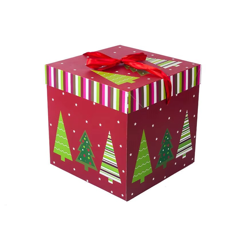 BowLift | 8 Piece Christmas Gift Box Set for Cookies Candy and Holiday Treats