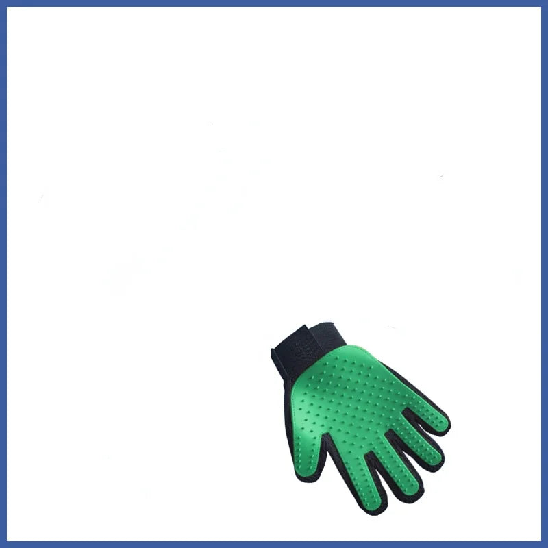 BowLift | Fur Care Glove PawLiss TouchGlove | 5-Finger Massage Glove for Dogs & Cats | 23.2×17.2 cm | TPR & Mesh | Left or Right