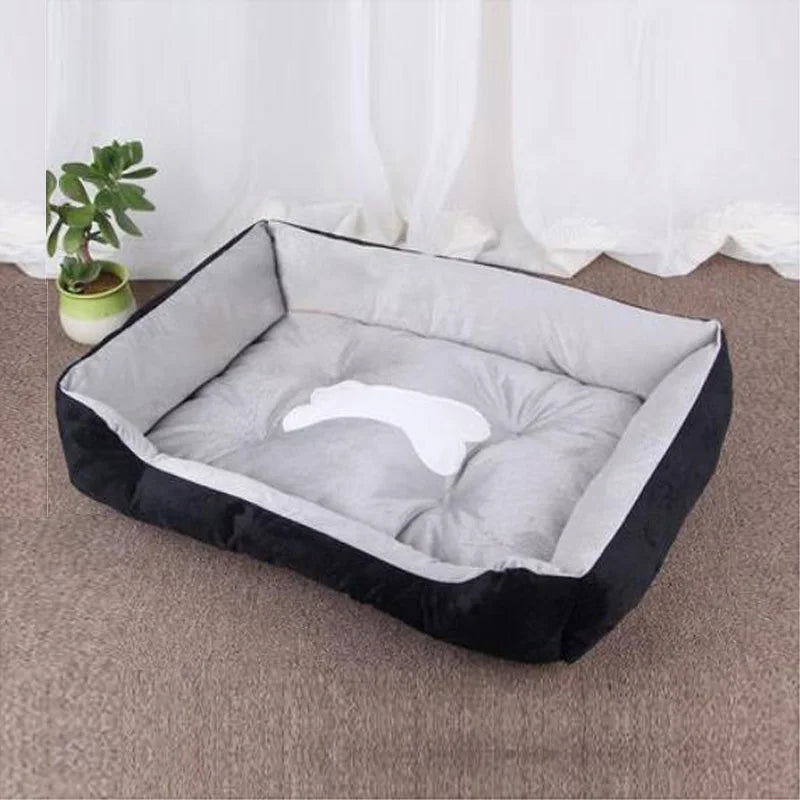 Modern and cozy linen dog bed Bowlift