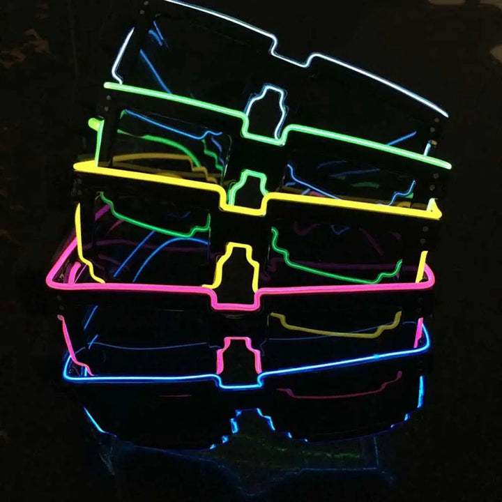 BowLift | Flashing Luminous 8-Bit Stylish Party Glasses