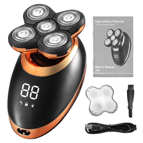 BowLift | Waterproof Electric Men’s Shaver with 5 Heads