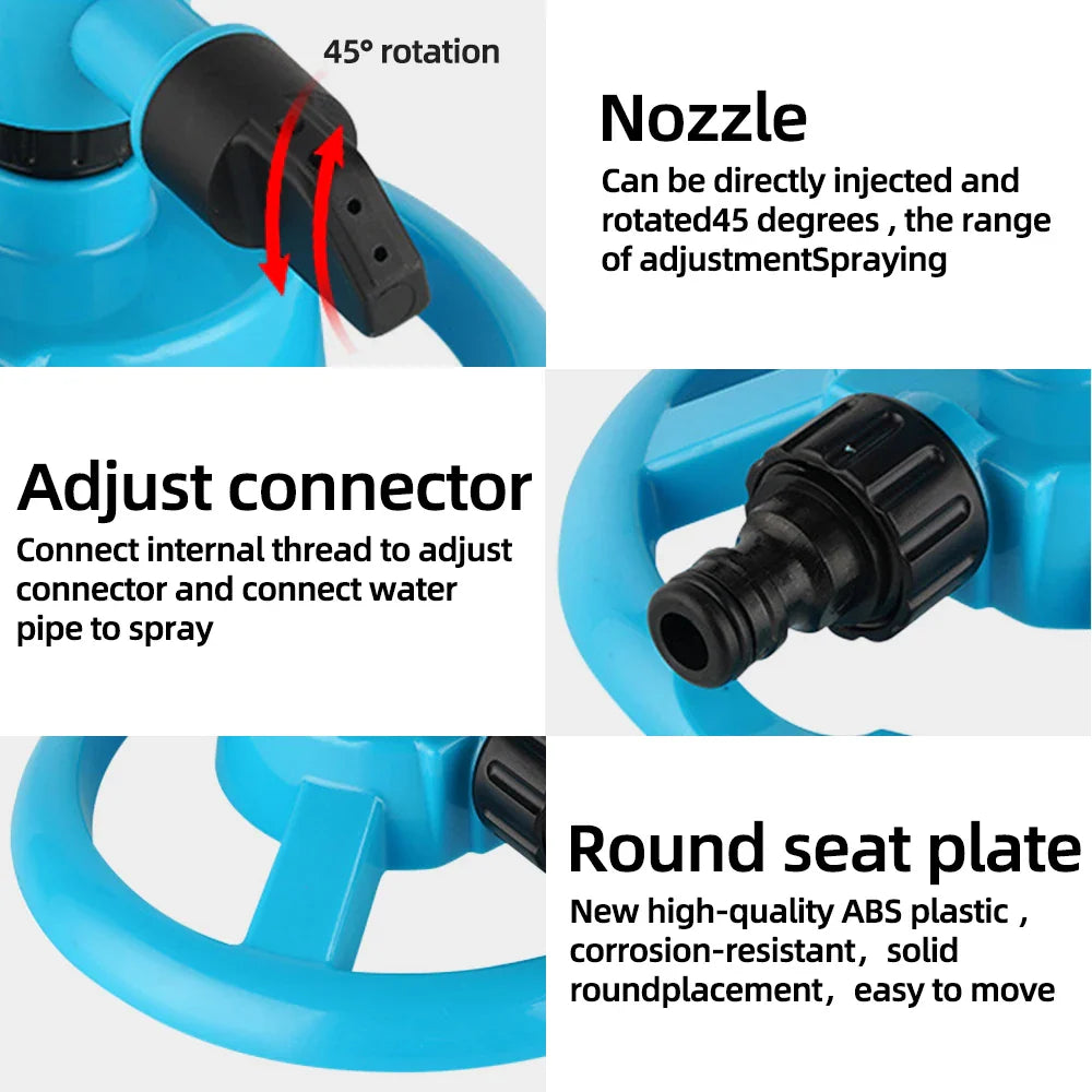 BowLift | Sprinkler Hydrosia | 360° Rotation | Water-saving & Robust | For Garden & Lawn Care