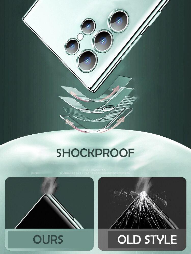 Plating shock fest for Magsafe magnetic case for Samsung S23 S22 Bowlift