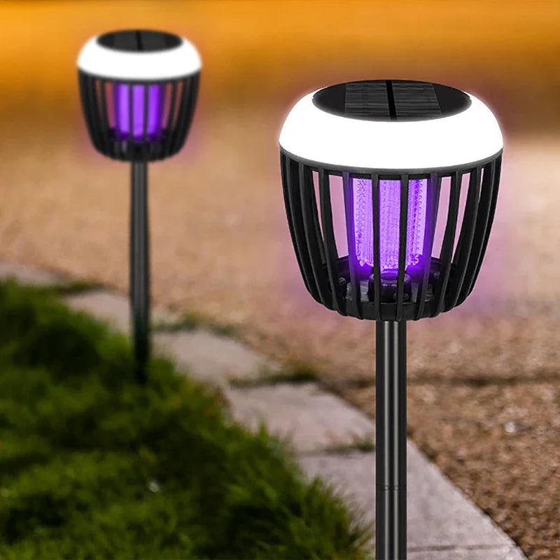 BowLift | SolGuardia Solar Insect Lamp | Intelligent Light Control | Anti-Mosquito with UV Light & High Voltage Net | For Garden & Camping