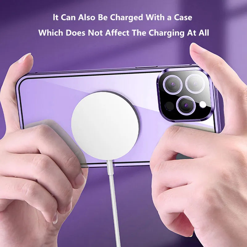 BowLift | Invisible Shield Full Cover Anti-Peep Privacy  Magnetic Phone Case