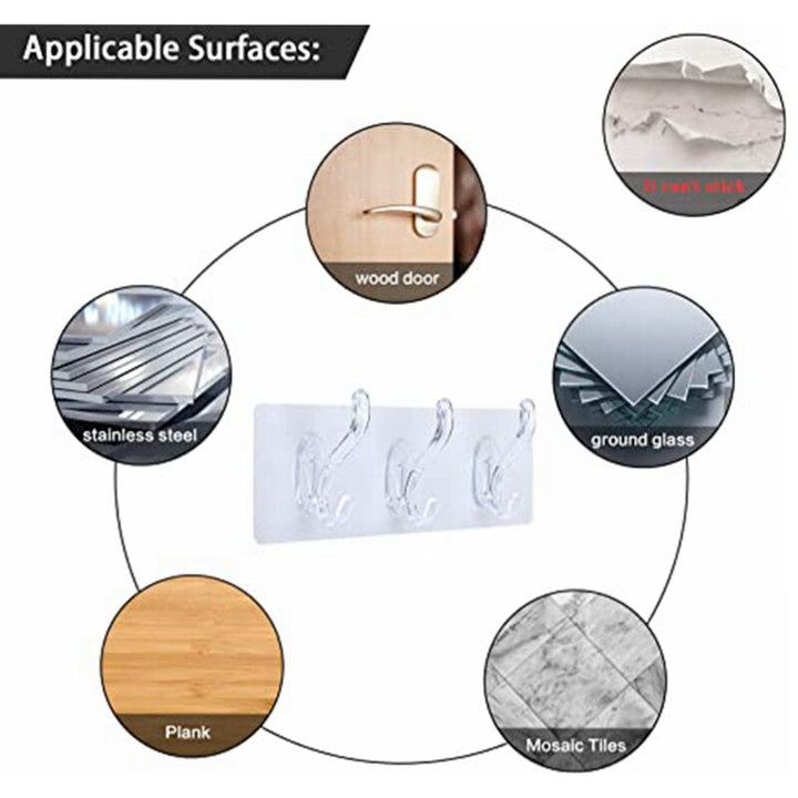 BowLift | Transparent Invisible Adhesive Simple Wall Hangers