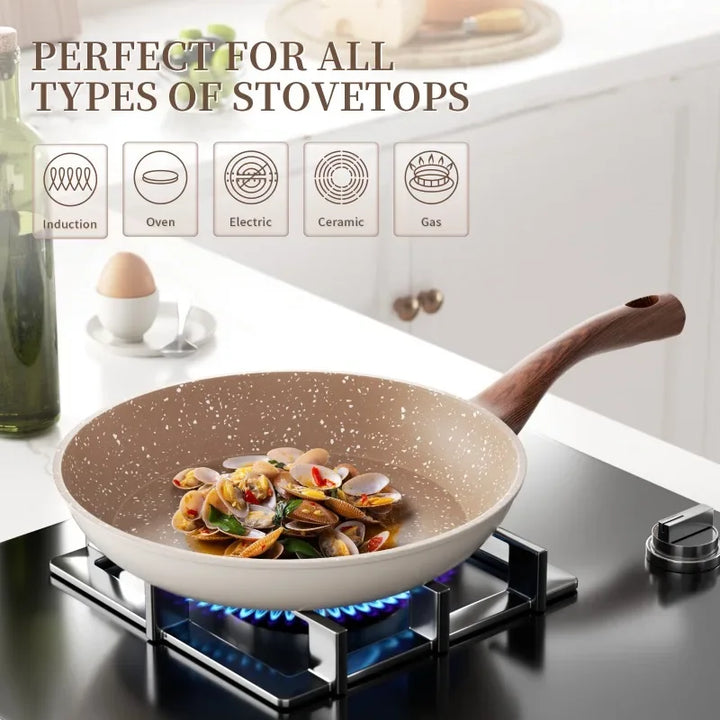 BowLift | Nonstick Frying Pan - GranitePro