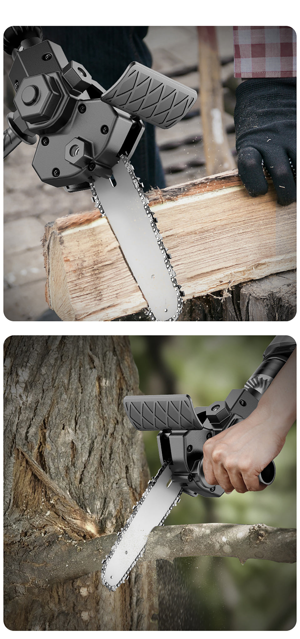BowLift | ChainTek - Universal Chainsaw Drill Connector