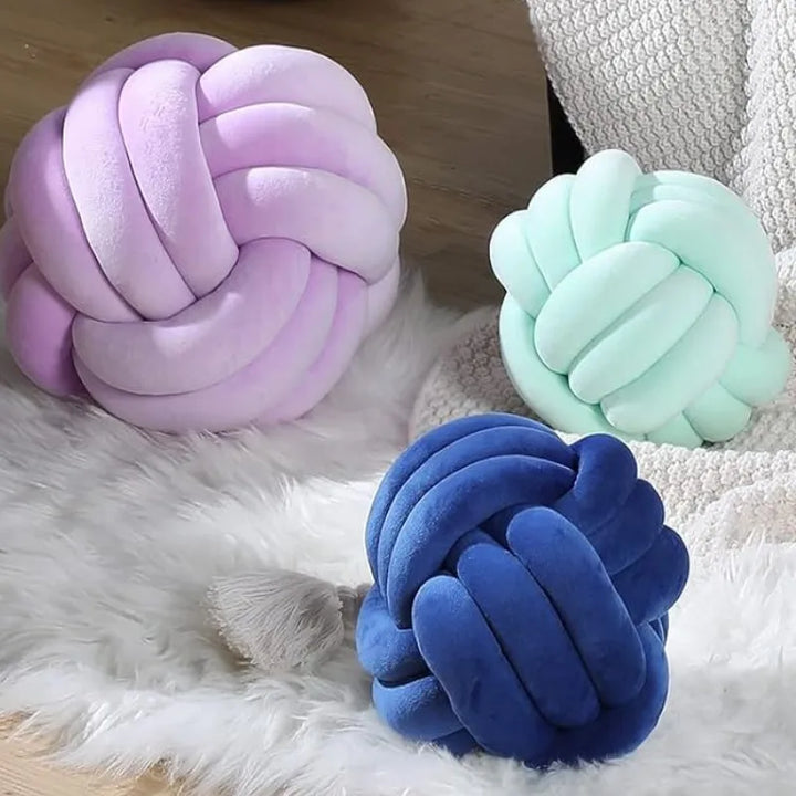 Plush Knot Cushion (Velvet) | Bowlift