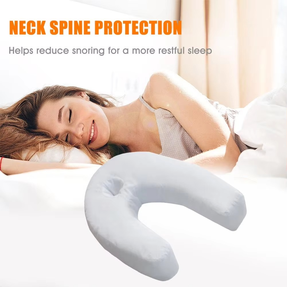 BowLift | U-Shaped Side Sleeper Pillow for Neck and Spine Support