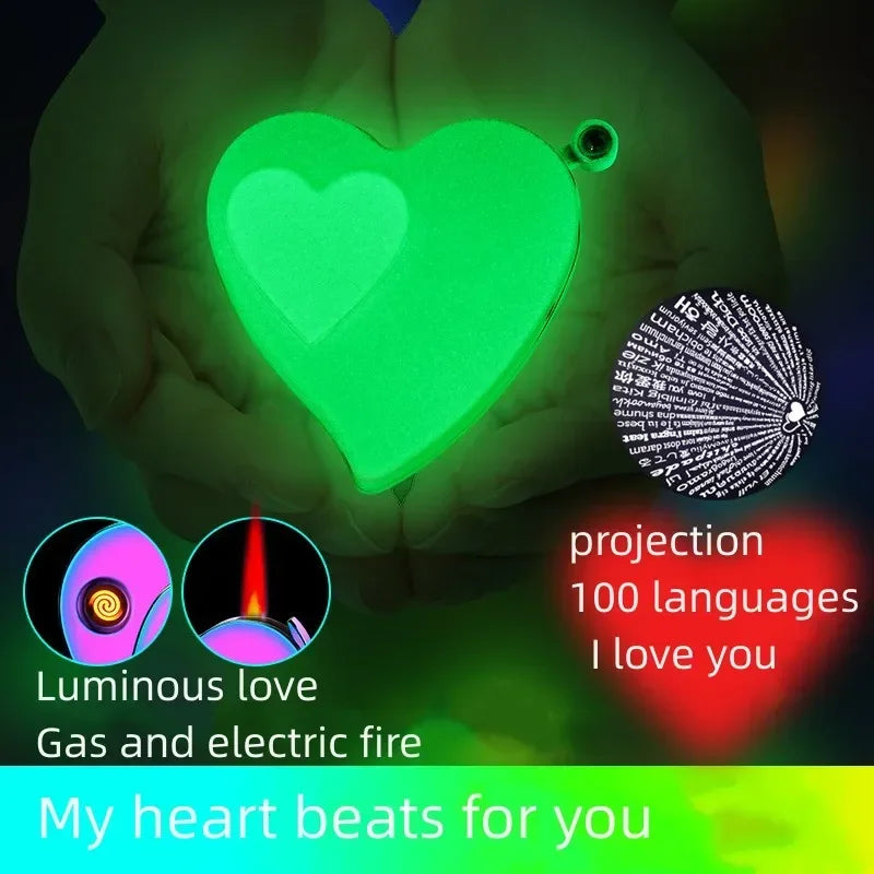 BowLift | Windproof Everlasting Love Projector Lighter