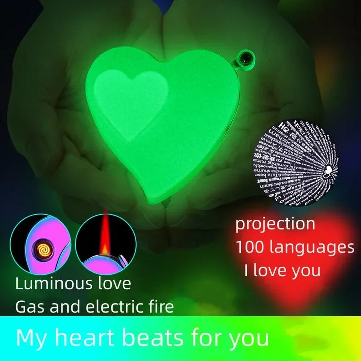 BowLift | Windproof Everlasting Love Projector Lighter