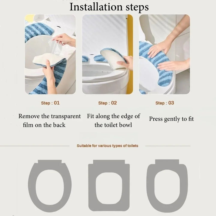 BowLift | Warm Seat Deluxe Toilet Seat Cover Pad