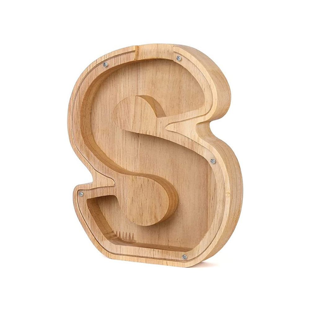 BowLift | Wooden Alphabet Piggy Bank - LetterSaver