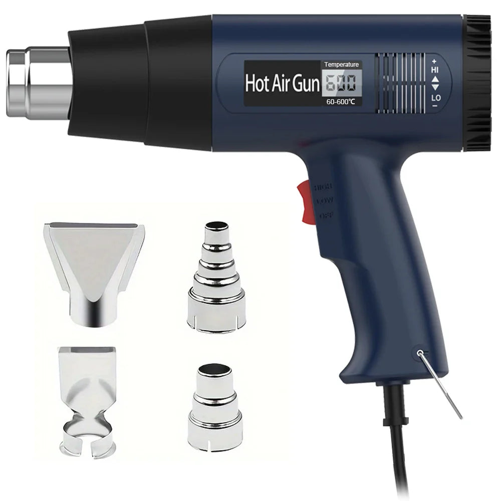 BowLift | 2000W Industrial Electric Heat Gun with Digital LCD Display Adjustable Temp – ProTherm