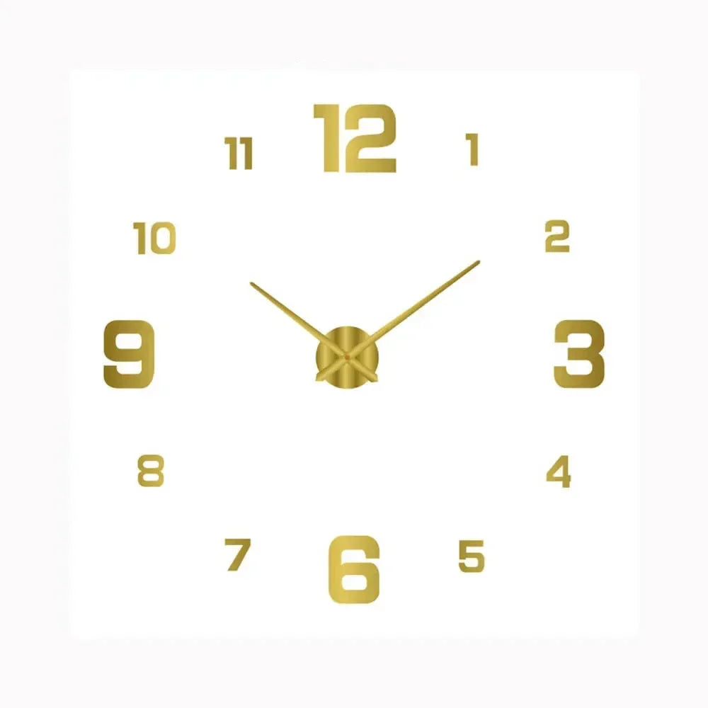 BowLift | Silent Classic Wall Clock | Non-Ticking Elegant Timepiece for Bedroom & Office