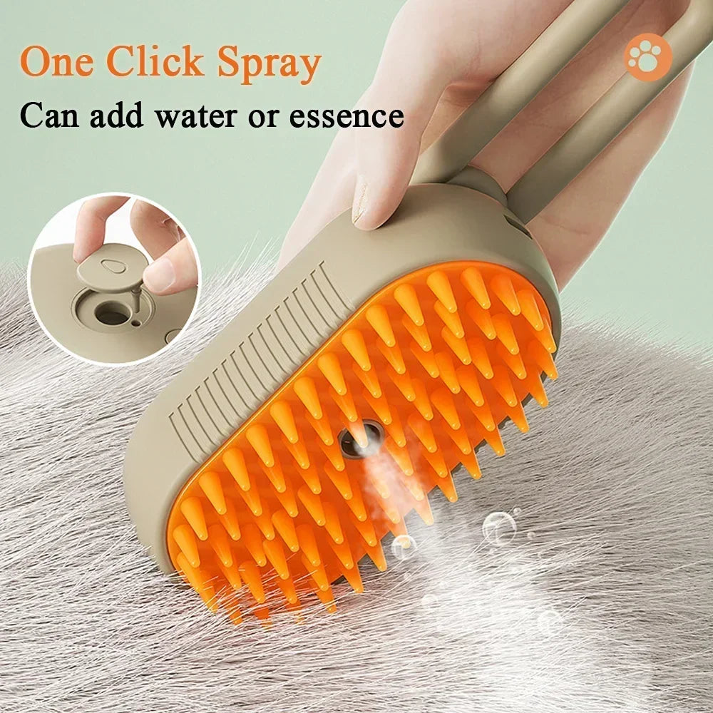 BowLift | 3in1 Steamy Electric Pet Brush