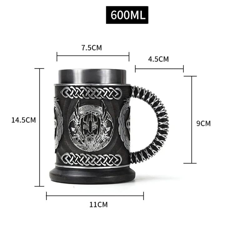 BowLift | 3D Viking-Style Wooden Mug