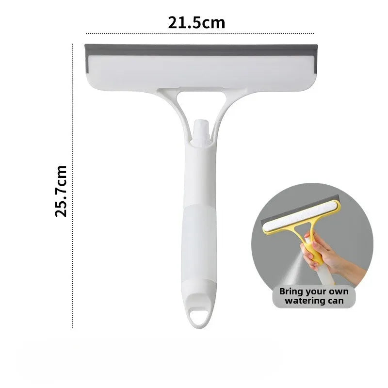 BowLift | CleanWave 3-in-1 Glass Cleaner | Spray, Scrub, Wipe | Compact & Streak-Free