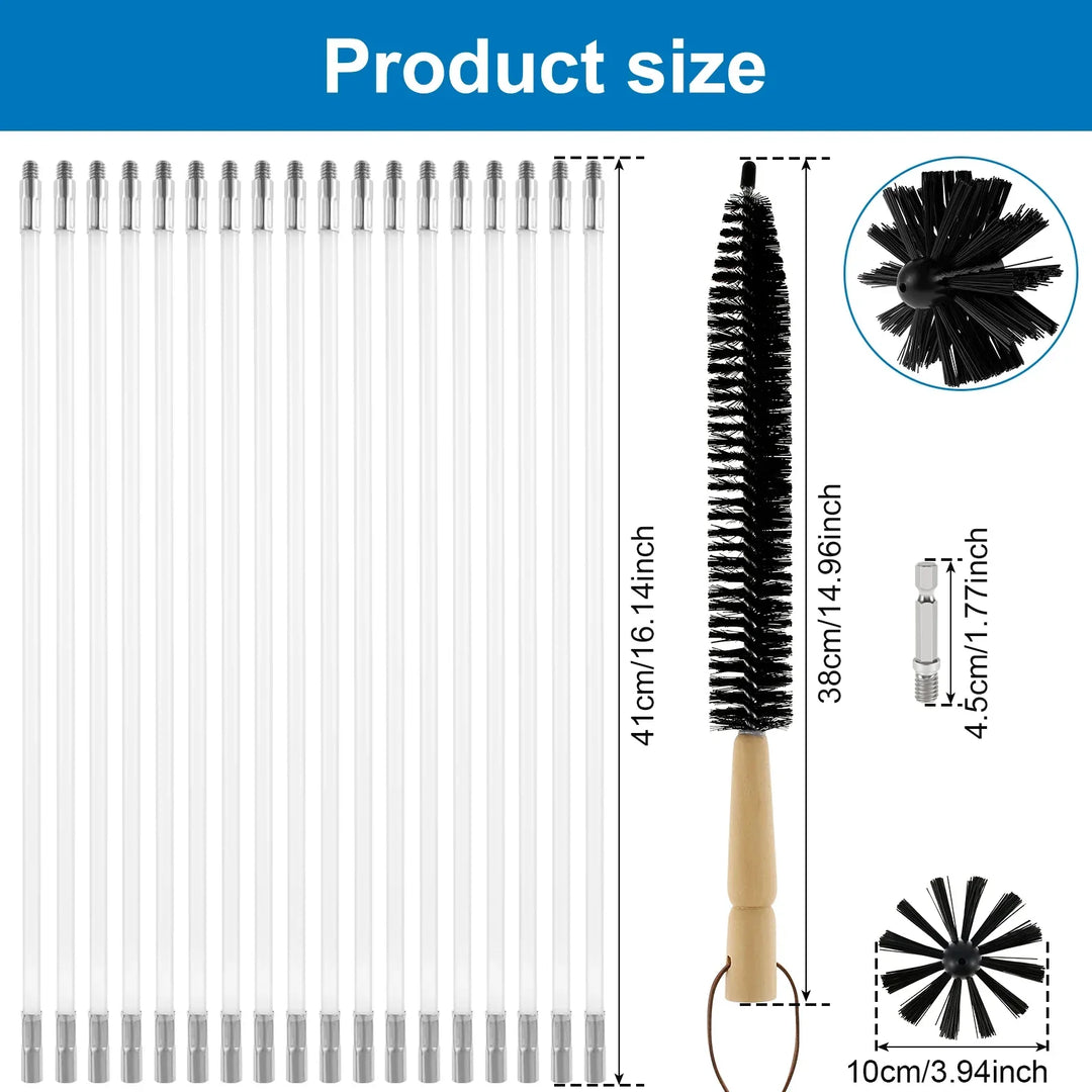 BowLift | Chimney Cleaning Brush Kit