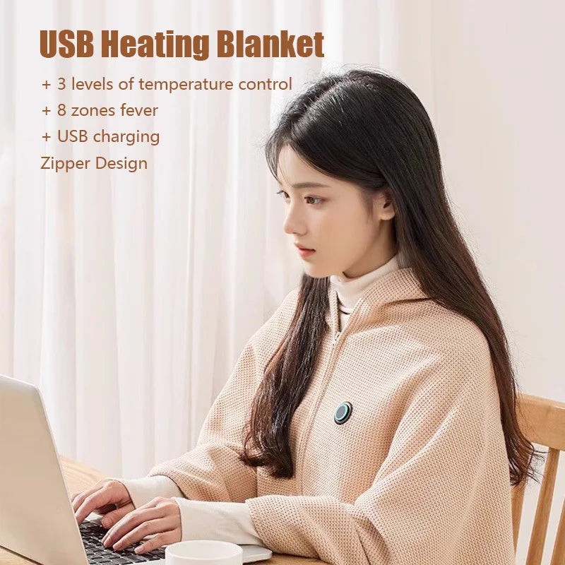 BowLift | Rechargeable USB Winter Travel Heating Blanket