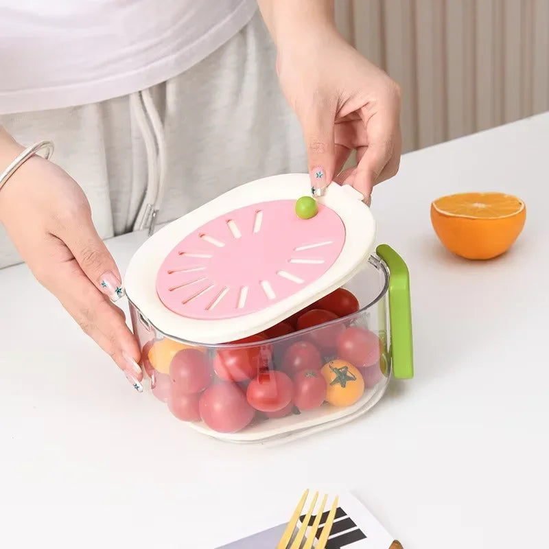 BowLift | Dust-Proof Fruit Drainer Basket