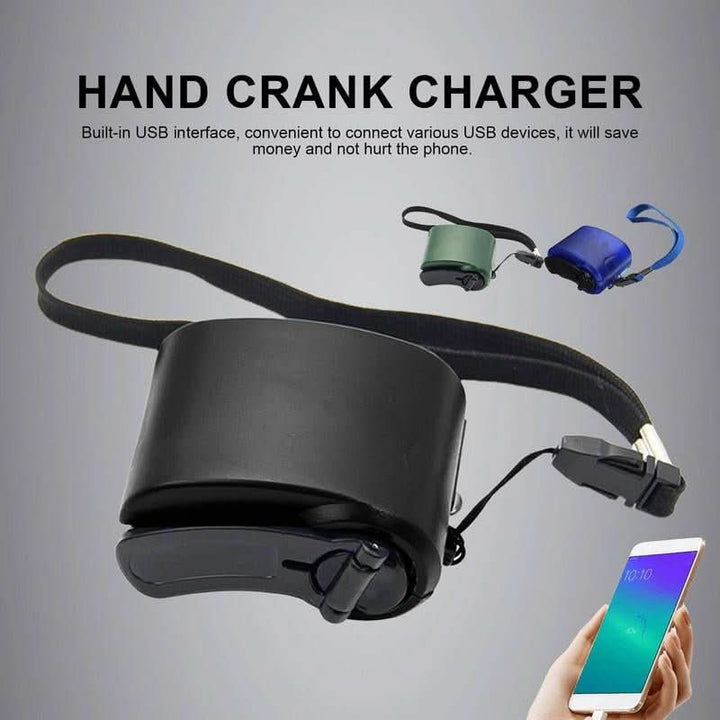 BowLift | Portable Hand Crank Emergency Charger with USB & LED