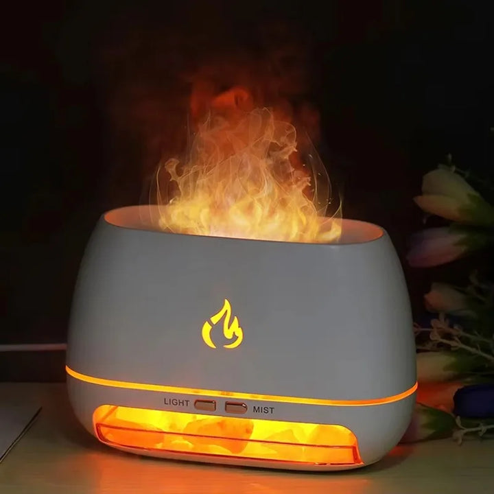 BowLift | Himalaya Salt Aroma Diffuser with Ambient Lighting - SaltSerenity