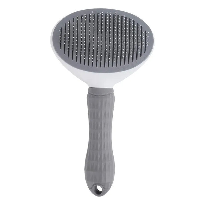 BowLift | FELLINO Pet Hair Brush | For Dogs & Cats | Gentle Coat Care & Hair Removal – With Stainless Steel Brushes & Massage Function