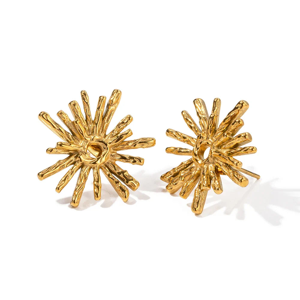 BowLift | Dainty Radial Shine Stud Earrings