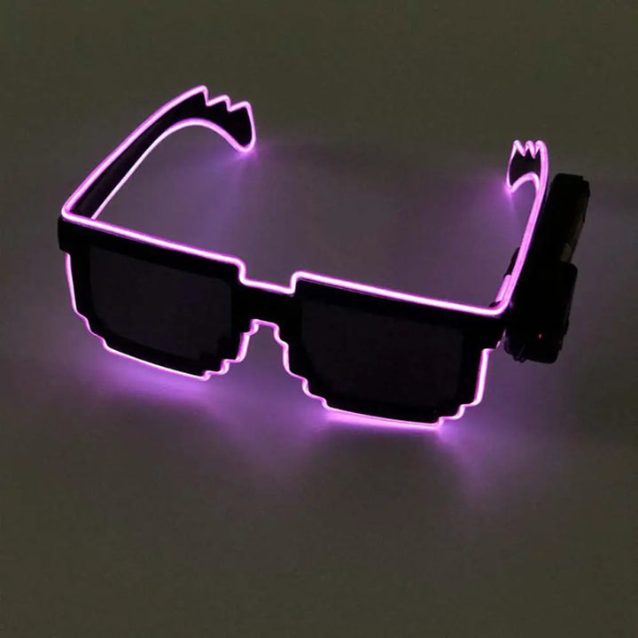 BowLift | Flashing Luminous 8-Bit Stylish Party Glasses