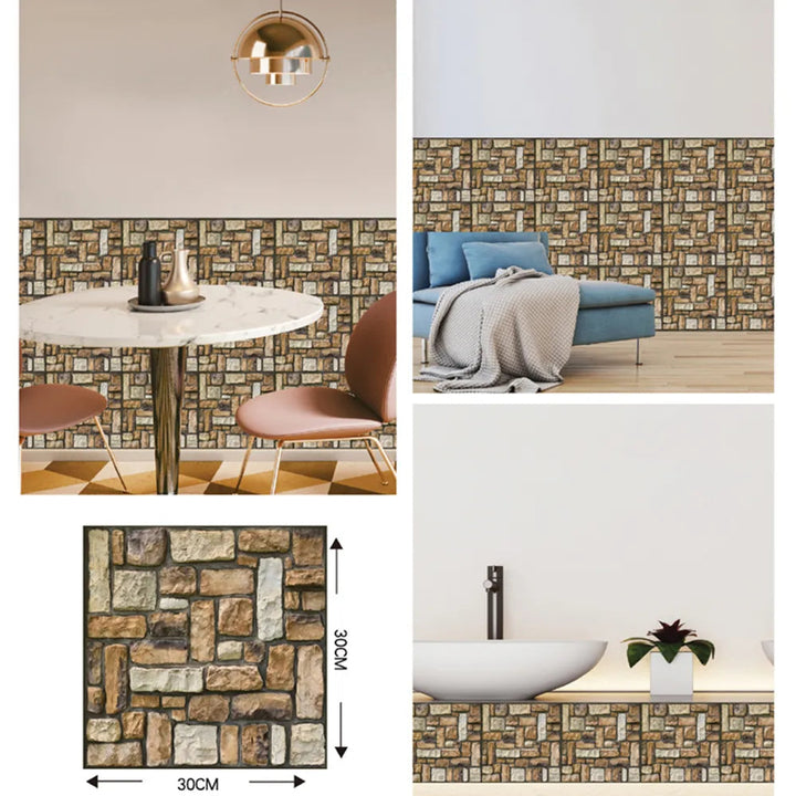 BowLift | 3D Wall Brick Pattern Decal