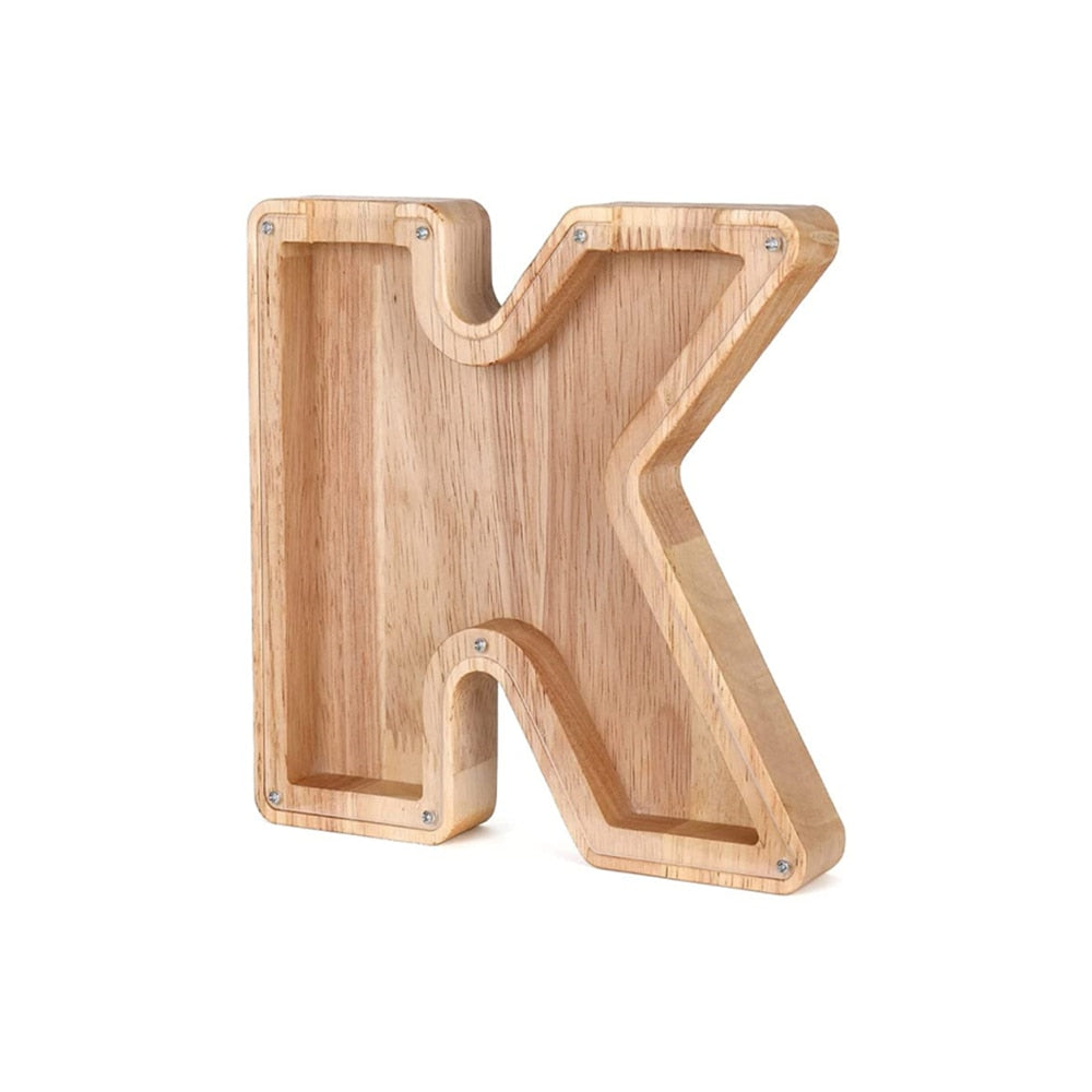 BowLift | Wooden Alphabet Piggy Bank - LetterSaver