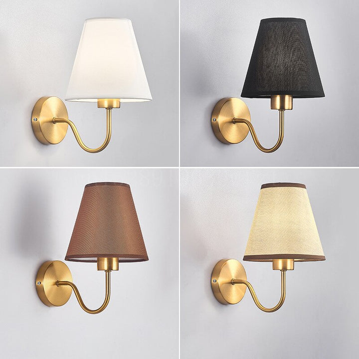 BowLift | RusticGlow - Wandlamp van Stof in Amerikaanse Stijl